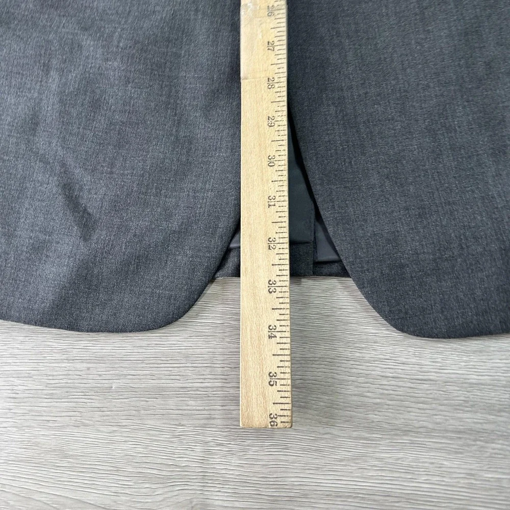 Jos. A. Bank Blazer Mens 42L Gray Classic Collection Wool 2‎ Button Sport Coat